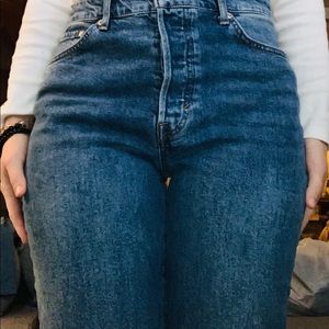& Denim mom jeans